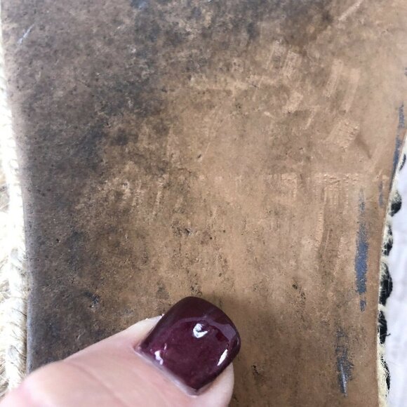 Stella McCartney Black Leather & Mesh Espadrilles Sz 40 US 9.5 - Picture 10 of 11